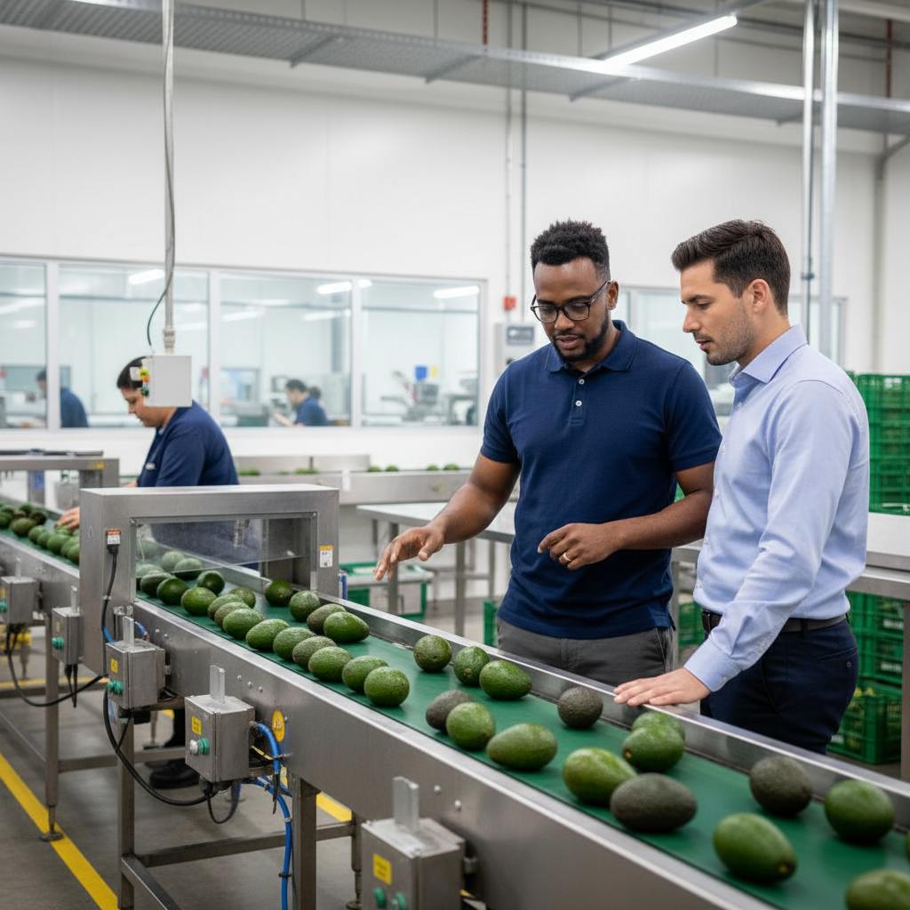 Michael Bowers walking a client's operations floor to identify AI opportunities
