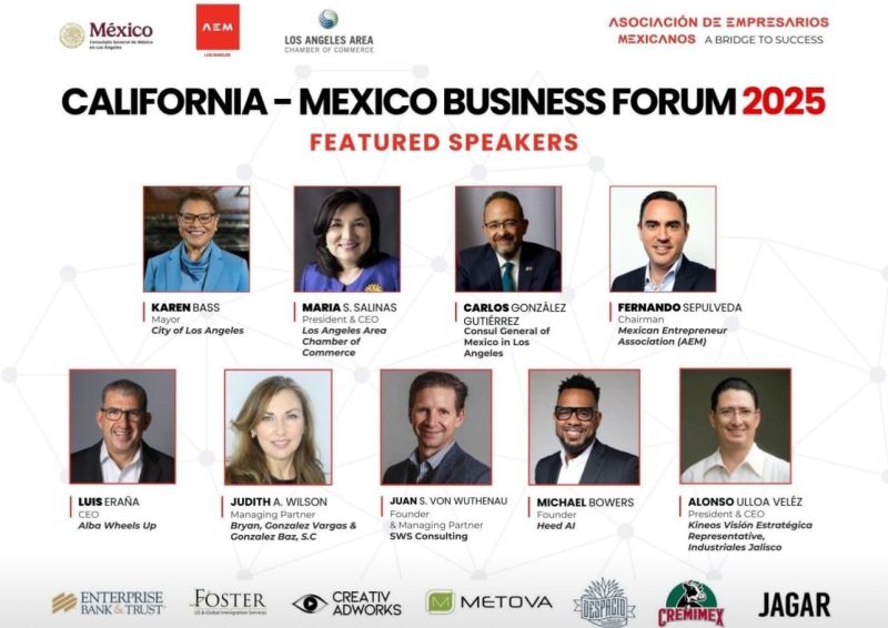 Michael Bowers como ponente destacado en el California-Mexico Business Forum 2025