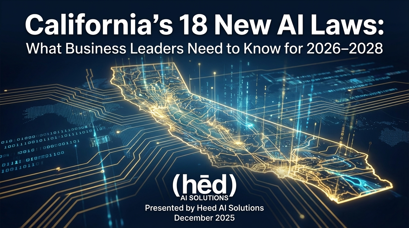 California’s 18 New AI Laws: